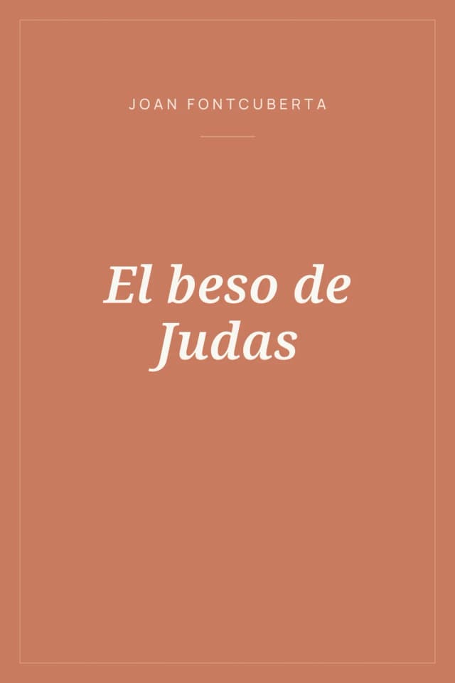 Portada de El beso de Judas