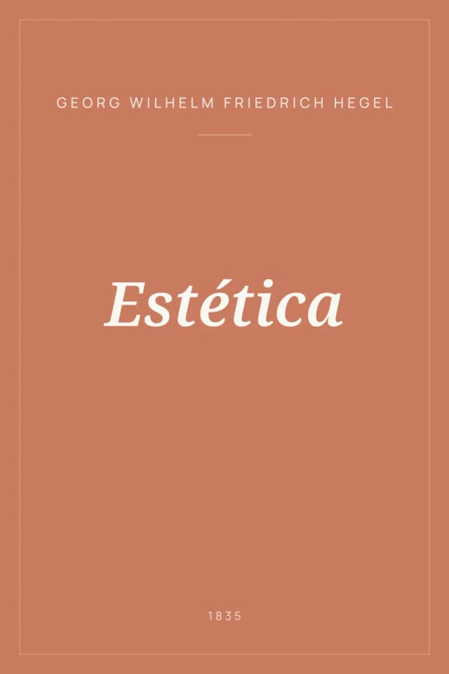 Portada de Estética