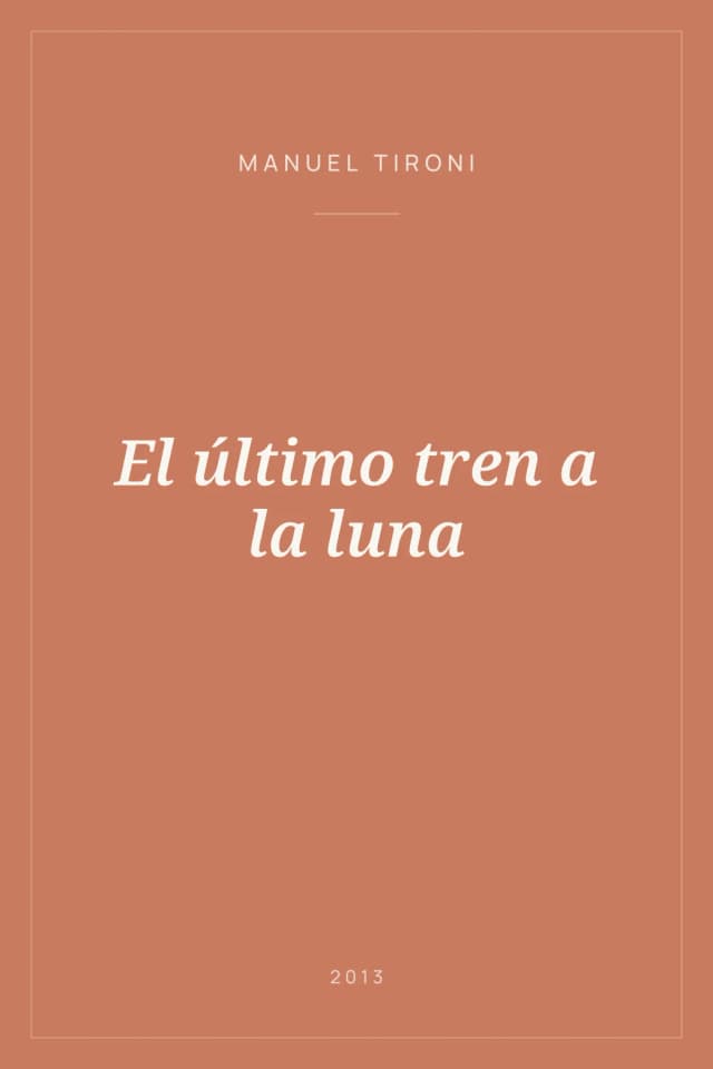 Portada de El último tren a la luna