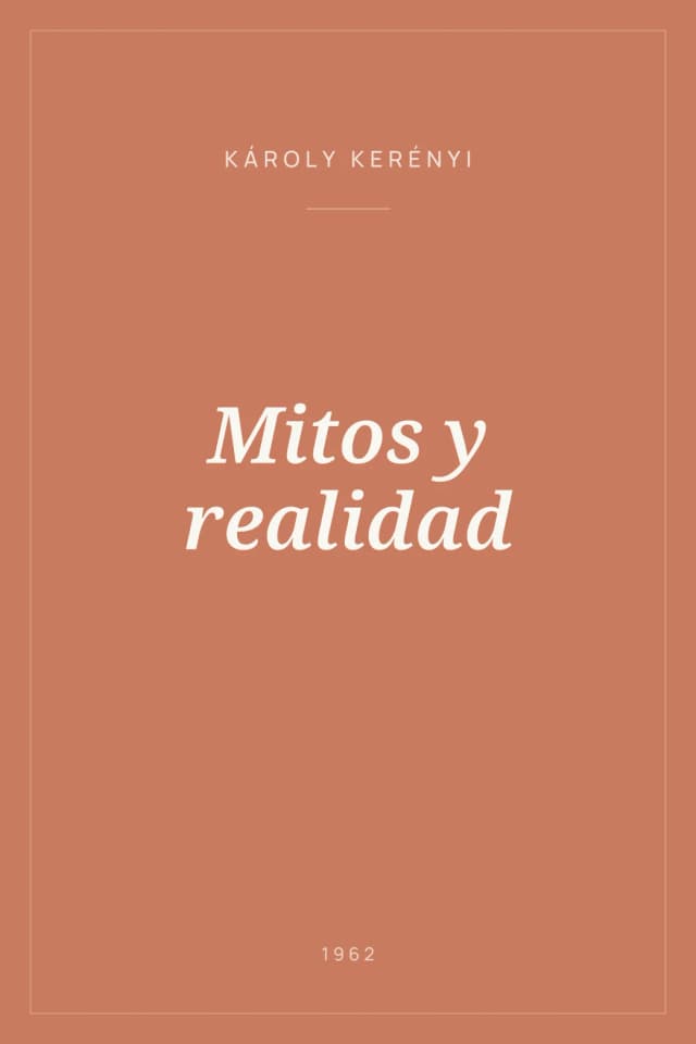 Portada de Mitos y realidad
