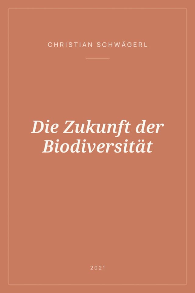 Portada de Die Zukunft der Biodiversität