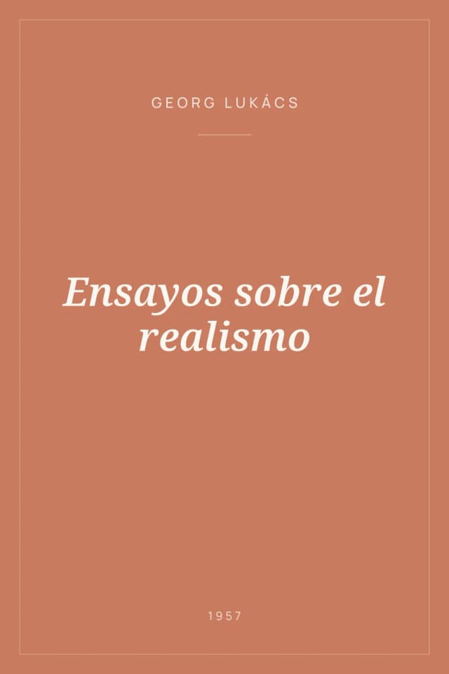Portada de Ensayos sobre el realismo