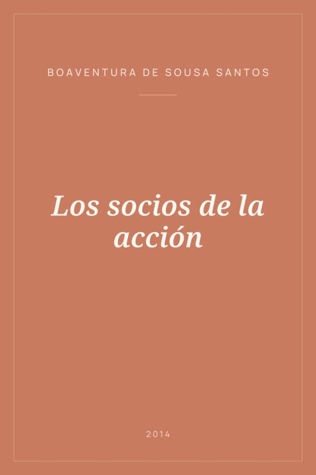 Portada de Los socios de la acción