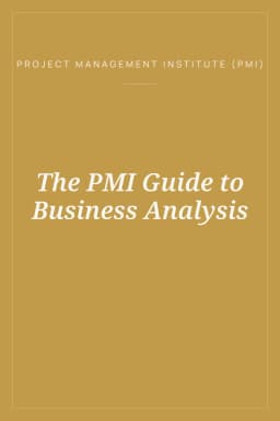 Portada de The PMI Guide to Business Analysis