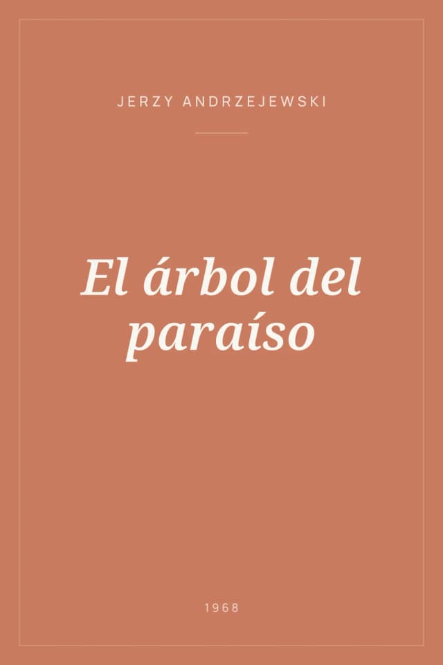 Portada de El árbol del paraíso