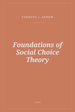 Portada de Foundations of Social Choice Theory