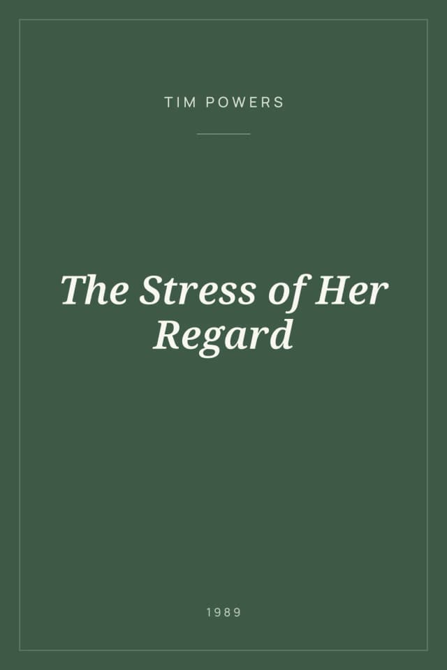 Portada de The Stress of Her Regard