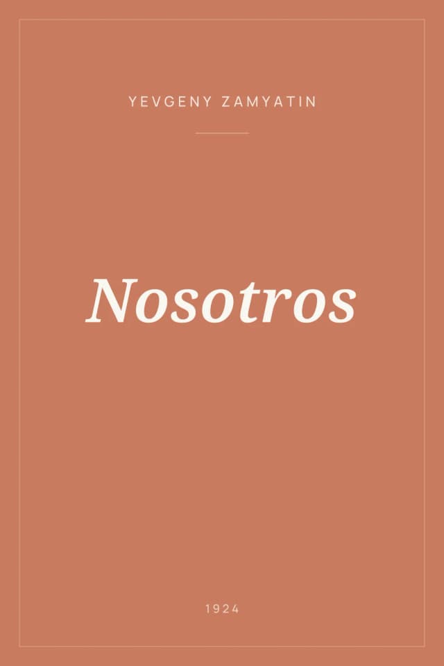 Portada de Nosotros