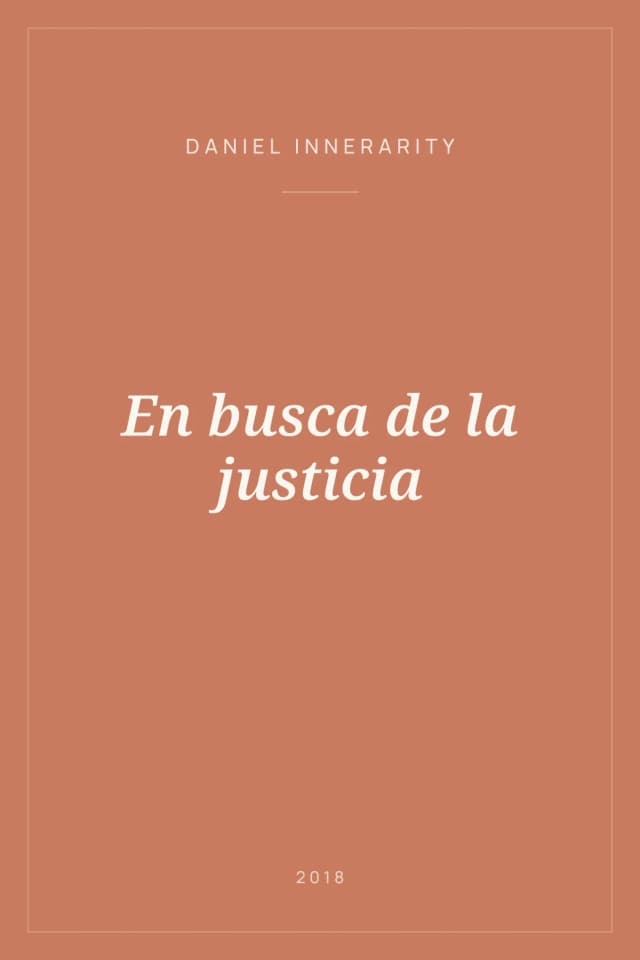 Portada de En busca de la justicia
