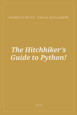 Portada de The Hitchhiker's Guide to Python!
