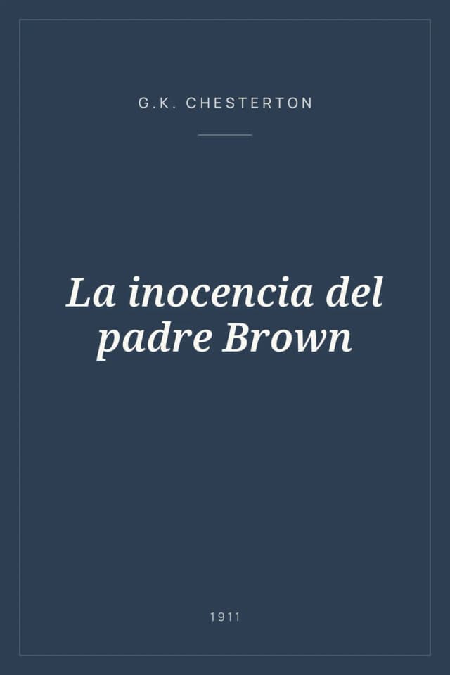 Portada de La inocencia del padre Brown