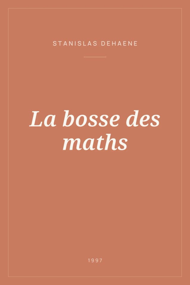 Portada de La bosse des maths