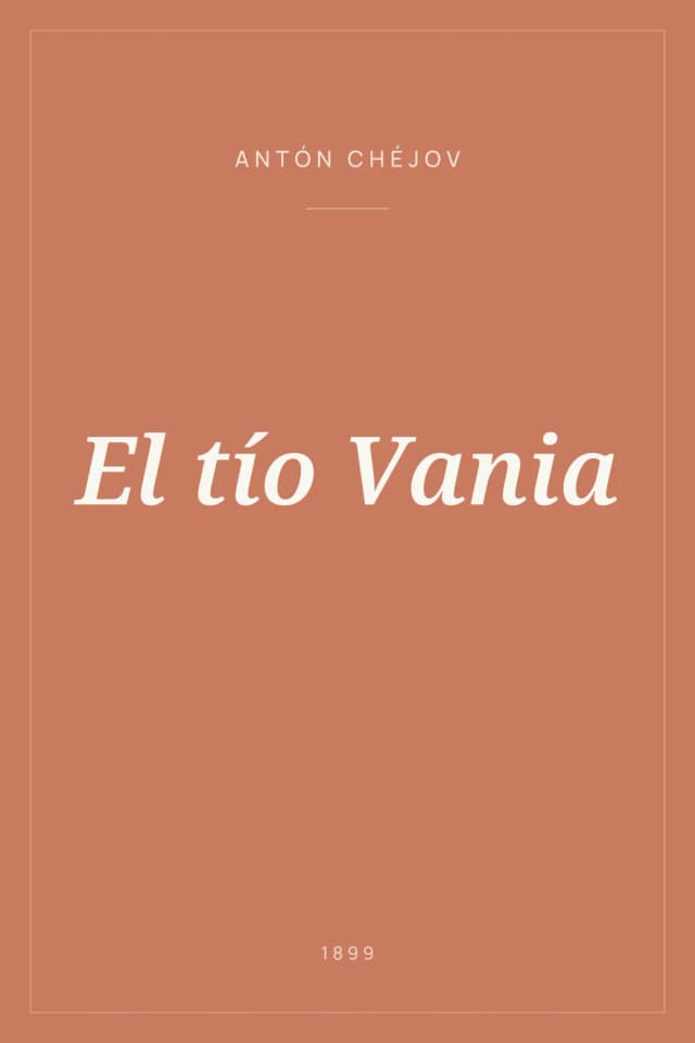 Portada de El tío Vania