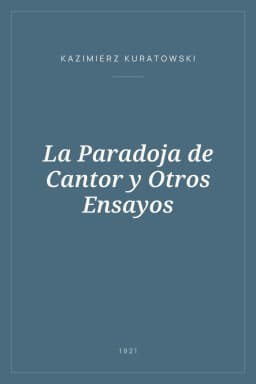 Portada de La Paradoja de Cantor y Otros Ensayos