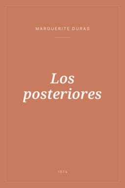 Portada de Los posteriores