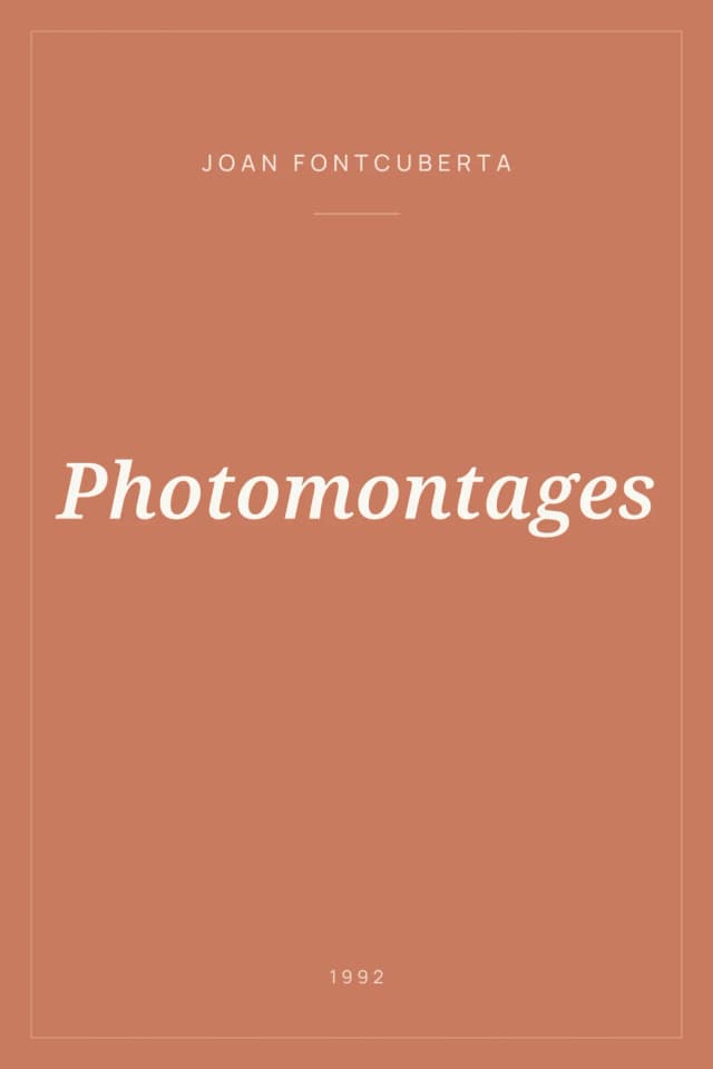 Portada de Photomontages
