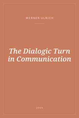 Portada de The Dialogic Turn in Communication