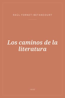 Portada de Los caminos de la literatura