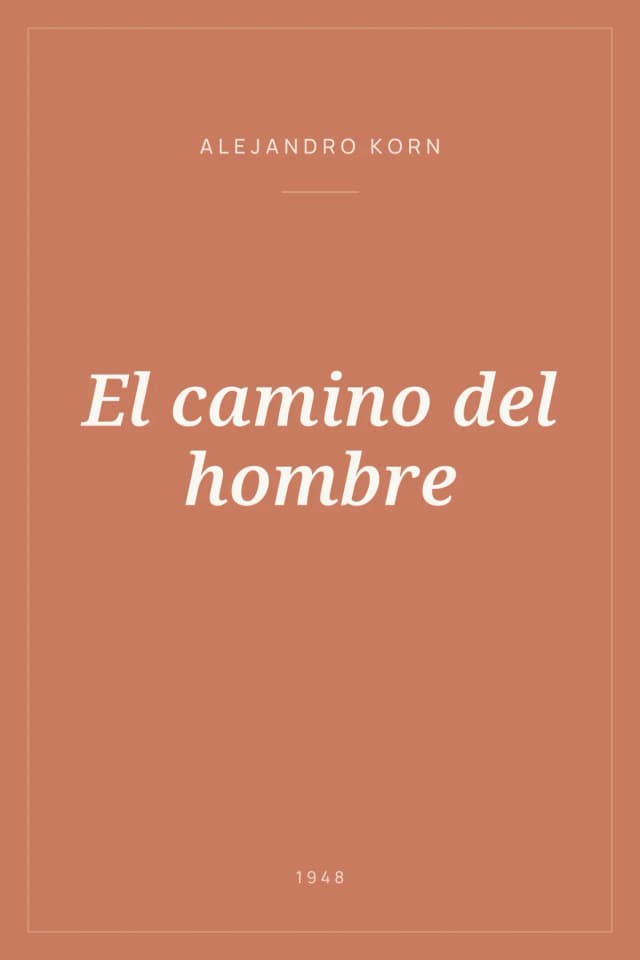 Portada de El camino del hombre