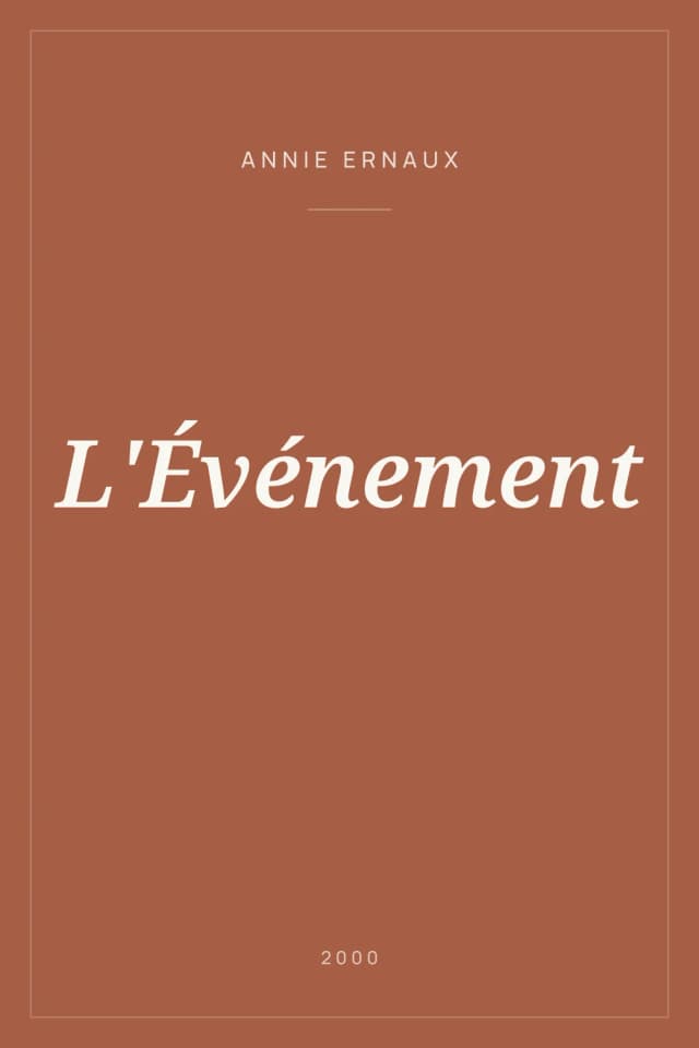 Portada de L'Événement