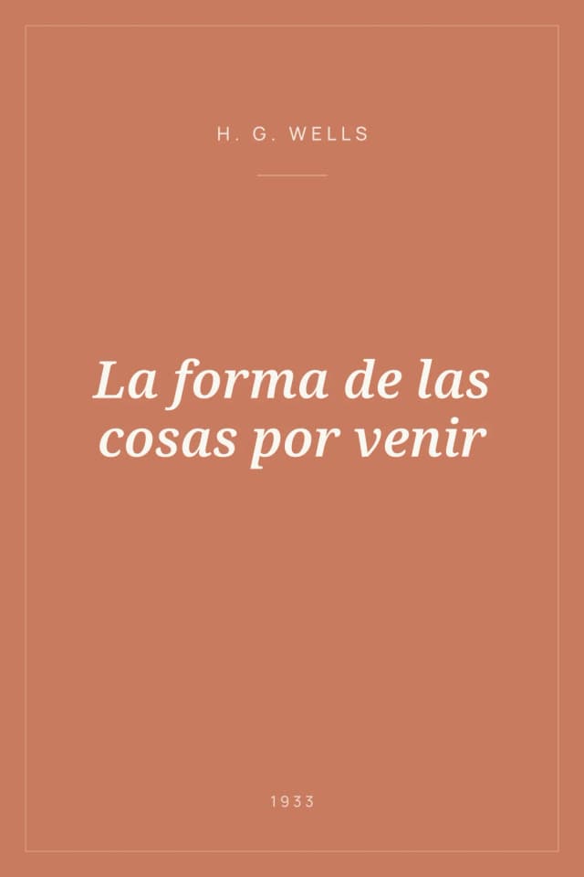 Portada de La forma de las cosas por venir