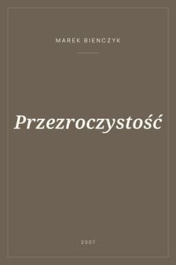Portada de Przezroczystość