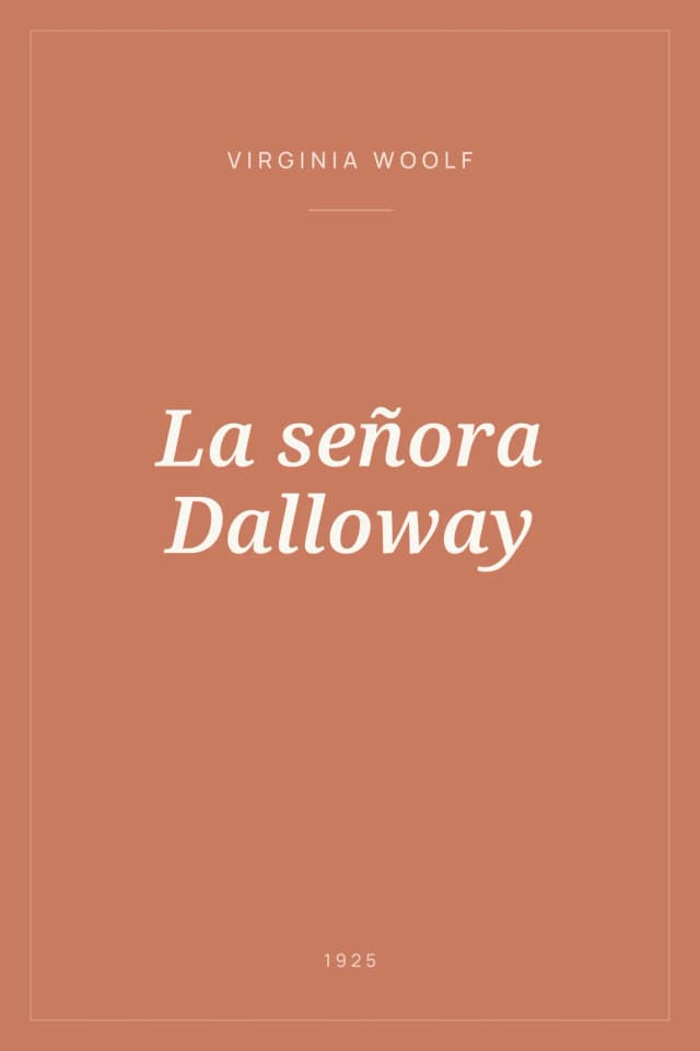 Portada de La señora Dalloway