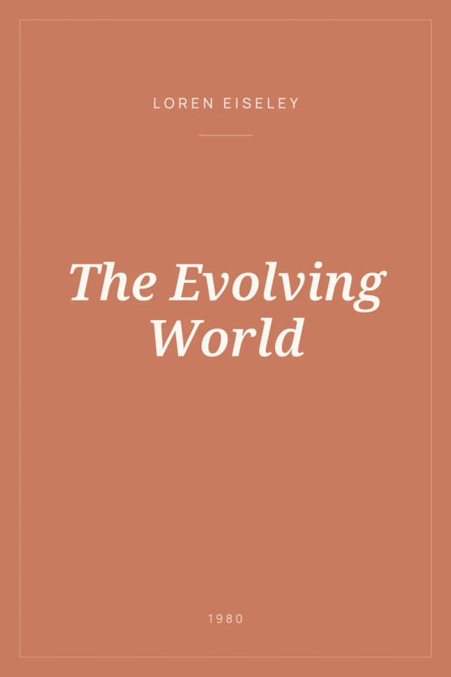Portada de The Evolving World