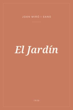 Portada de El Jardín