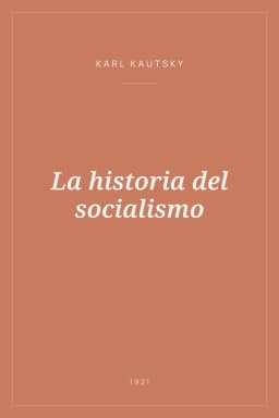 Portada de La historia del socialismo