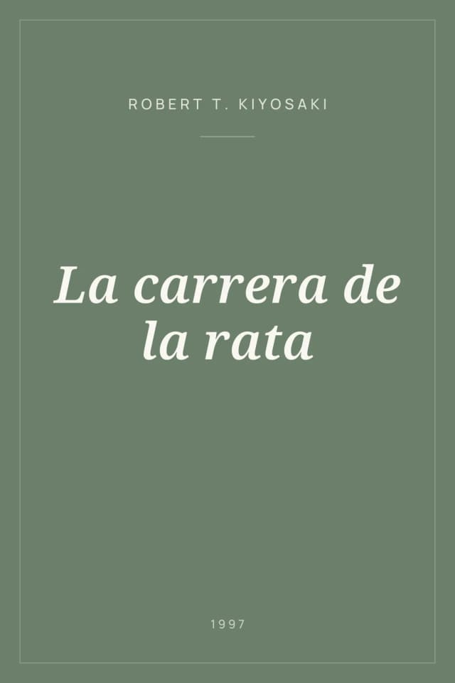 Portada de La carrera de la rata