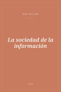 Portada de La sociedad de la información