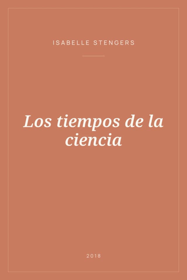Portada de Los tiempos de la ciencia
