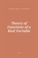 Portada de Theory of Functions of a Real Variable
