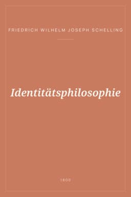Portada de Identitätsphilosophie