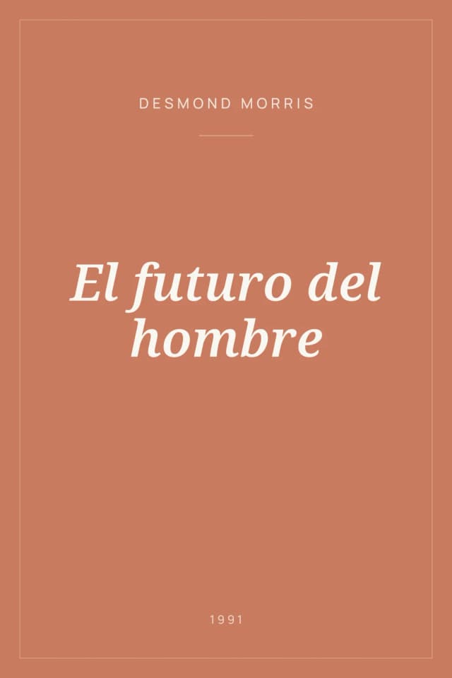 Portada de El futuro del hombre