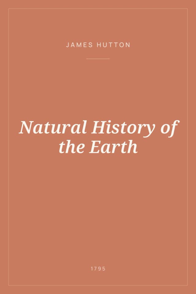 Portada de Natural History of the Earth