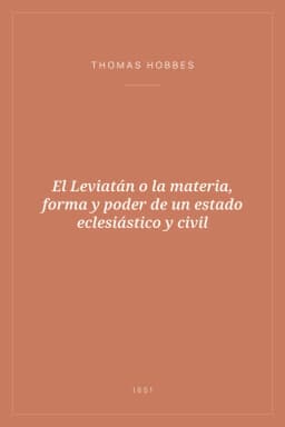 Portada de El Leviatán o la materia, forma y poder de un estado eclesiástico y civil