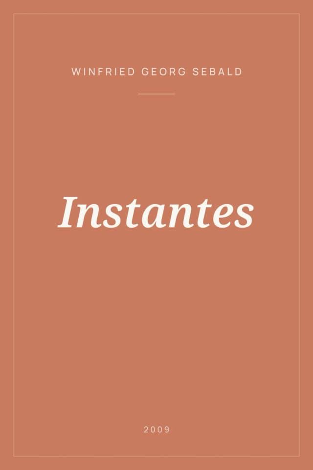 Portada de Instantes