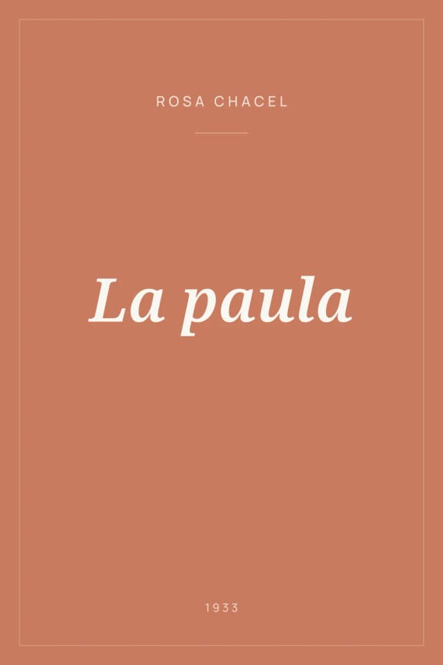 Portada de La paula