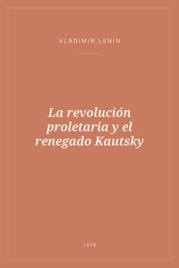 Portada de La revolución proletaria y el renegado Kautsky