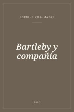Portada de Bartleby y compañía
