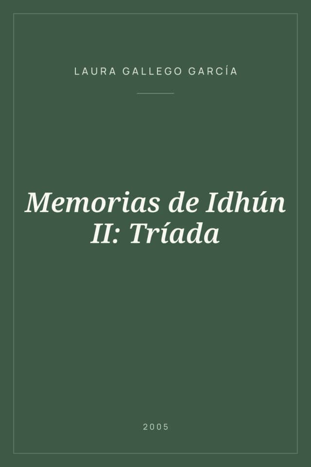 Portada de Memorias de Idhún II: Tríada
