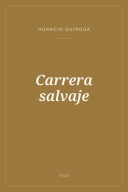 Portada de Carrera salvaje