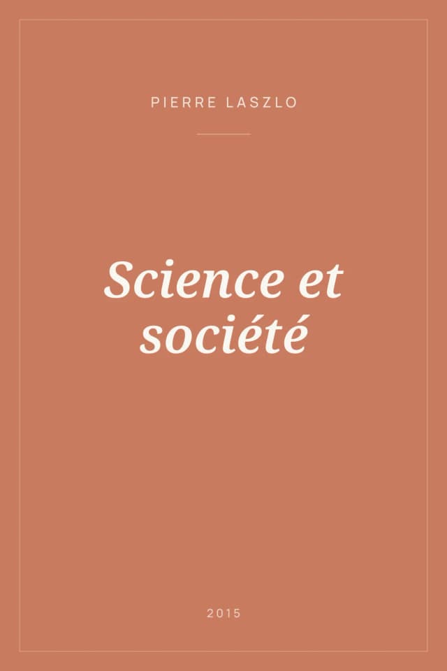 Portada de Science et société