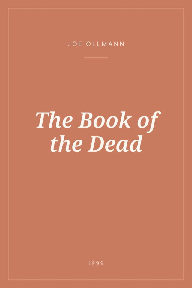Portada de The Book of the Dead