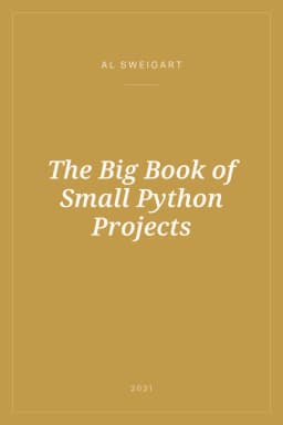 Portada de The Big Book of Small Python Projects