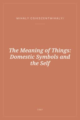Portada de The Meaning of Things: Domestic Symbols and the Self