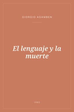 Portada de El lenguaje y la muerte