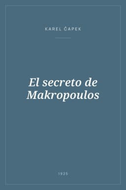 Portada de El secreto de Makropoulos